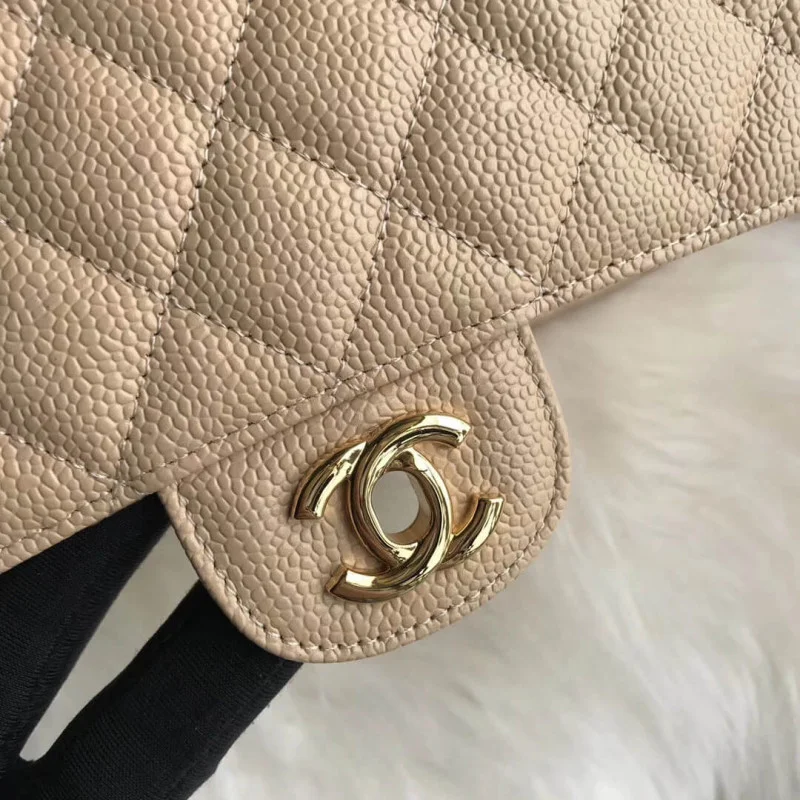 Chanel Caviar Calfskin Class-Flap Bag A01112