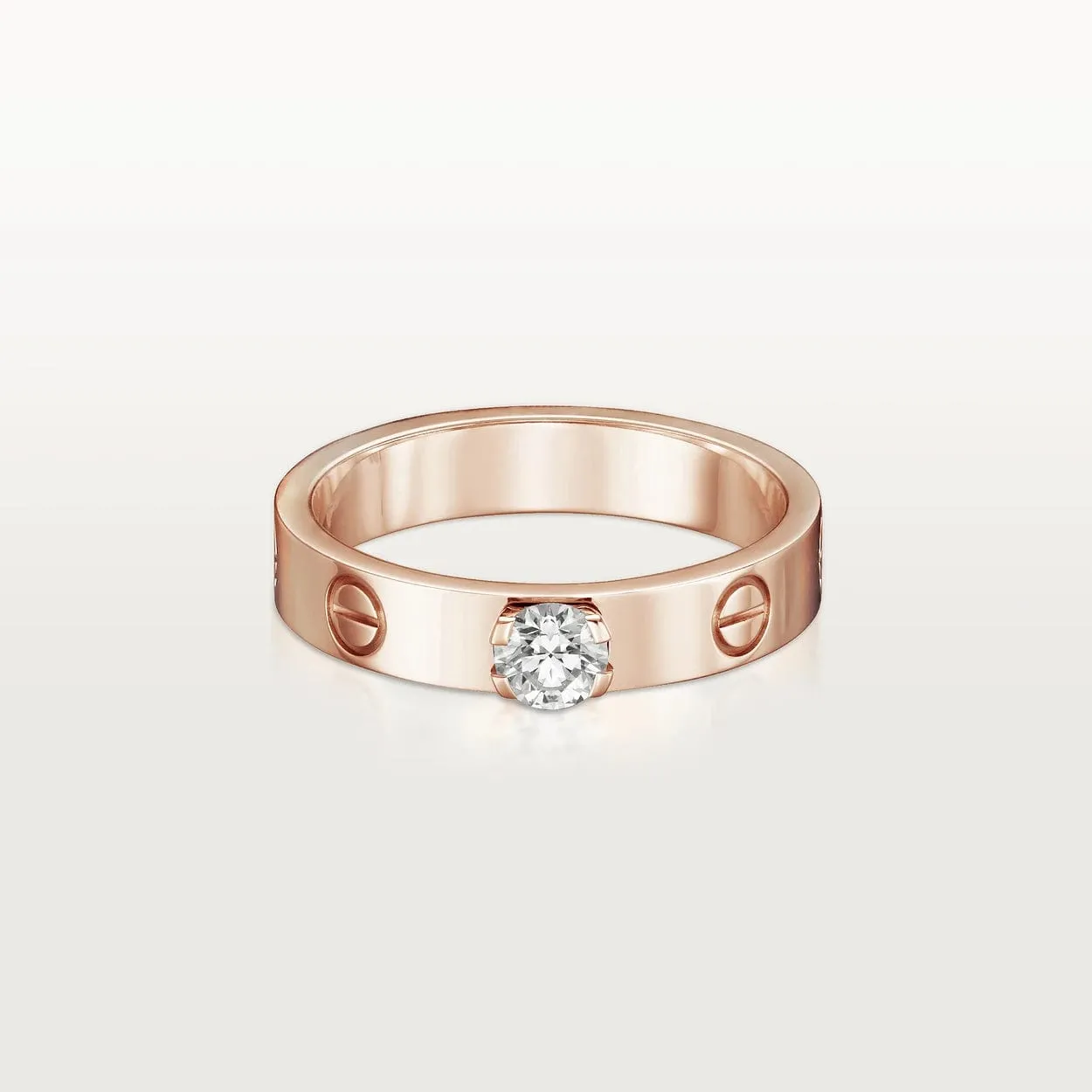 car The LOVE SOLITAIRE Ring With Diamond