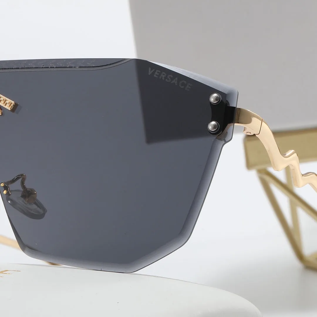 5 Colors Fashion One Piece Printed Lens Polarized Sunglasses