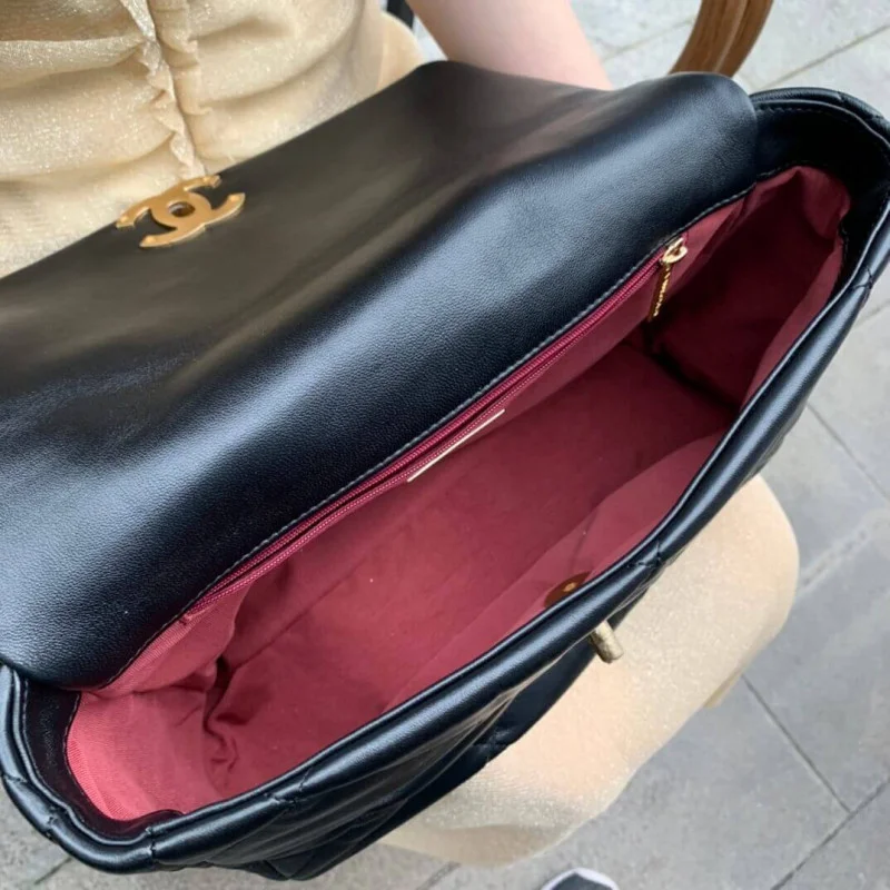 Chanel 19 Large Lambskin Flap Bag As1161