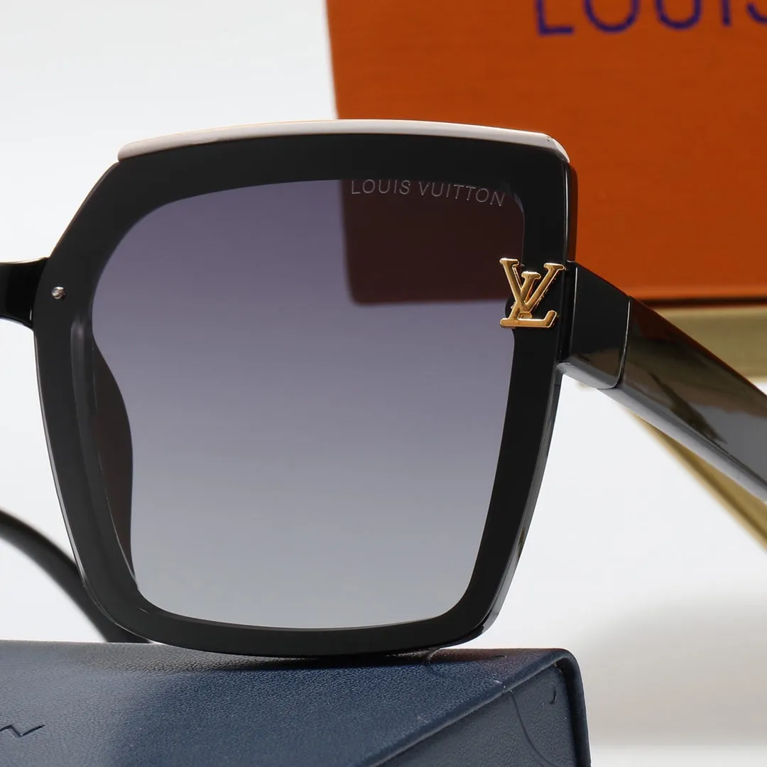 5 colors fashion simple two-color stitching polarized sunglasses