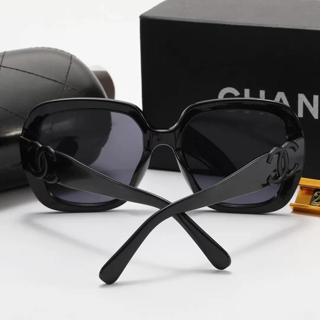 6-color fashion double C letter sunglasses