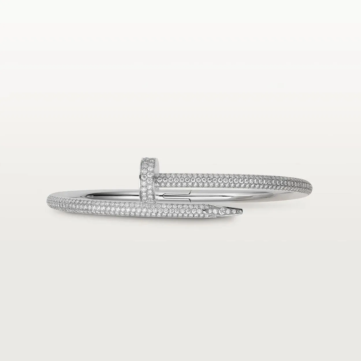 car Inspired Juste Un Clou Nail Screw Bracelet With Full Diamond Paved