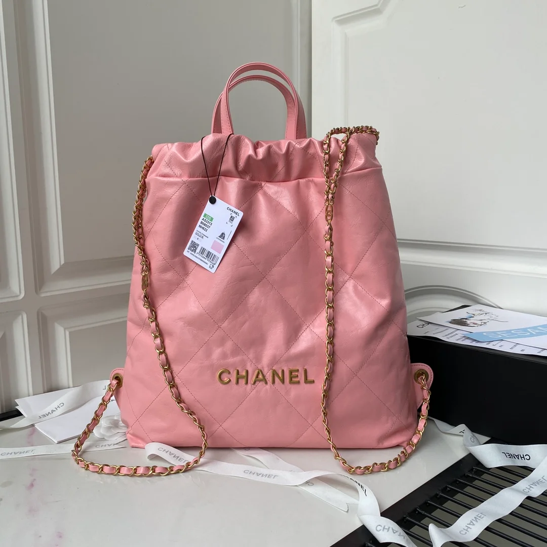 Chanel Backpack Light Pink Large Bag For Women 51cm/20in
