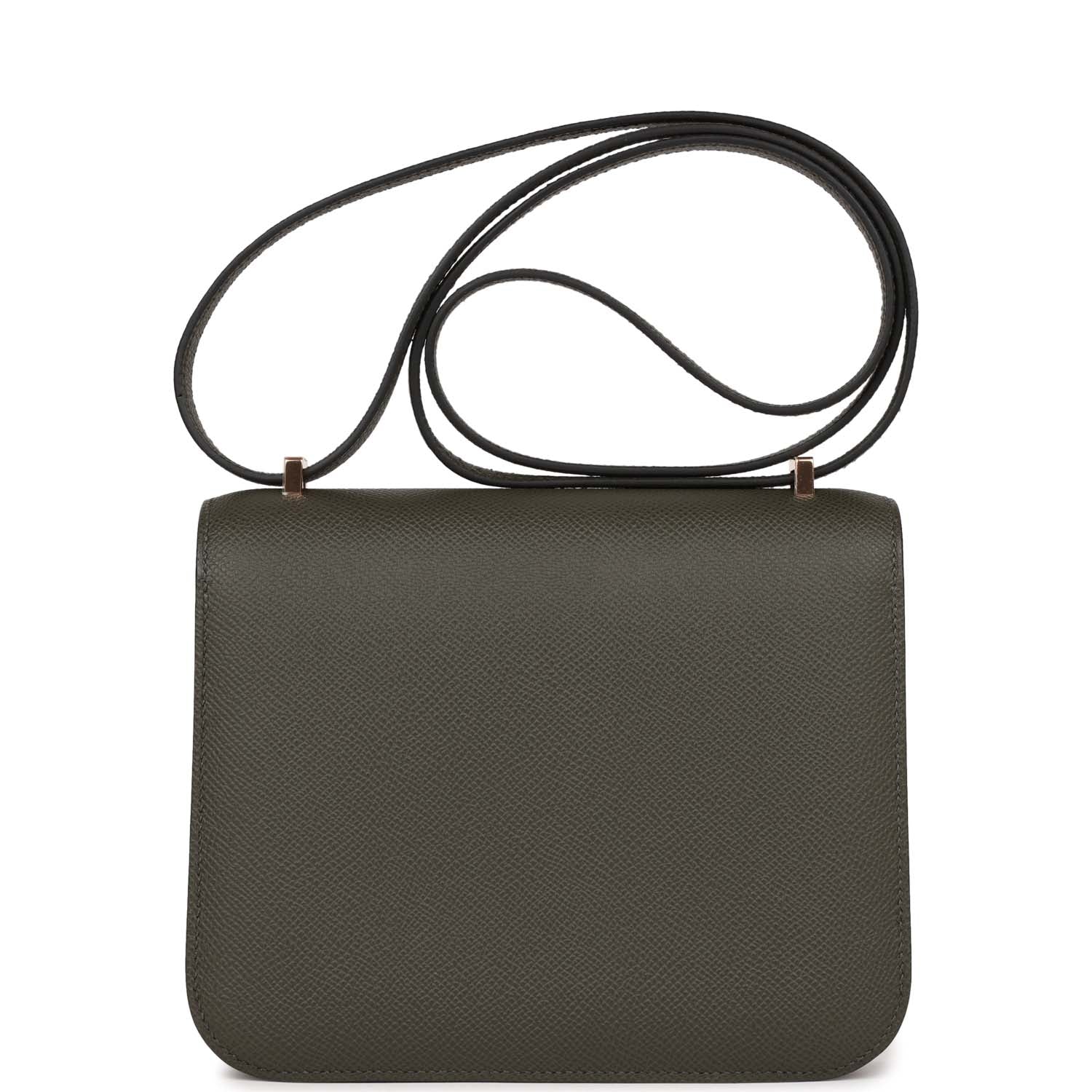 Hermes Constance 1-18 Vert de Gris Epsom Rose Gold Hardware