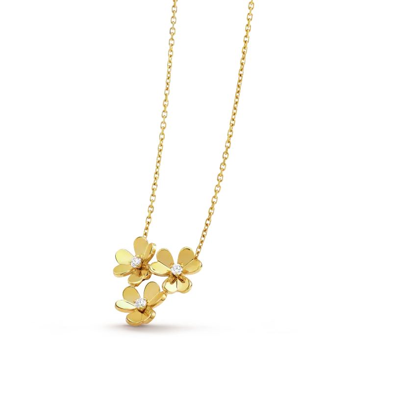 Frivole pendant, 3 flowers, mini model