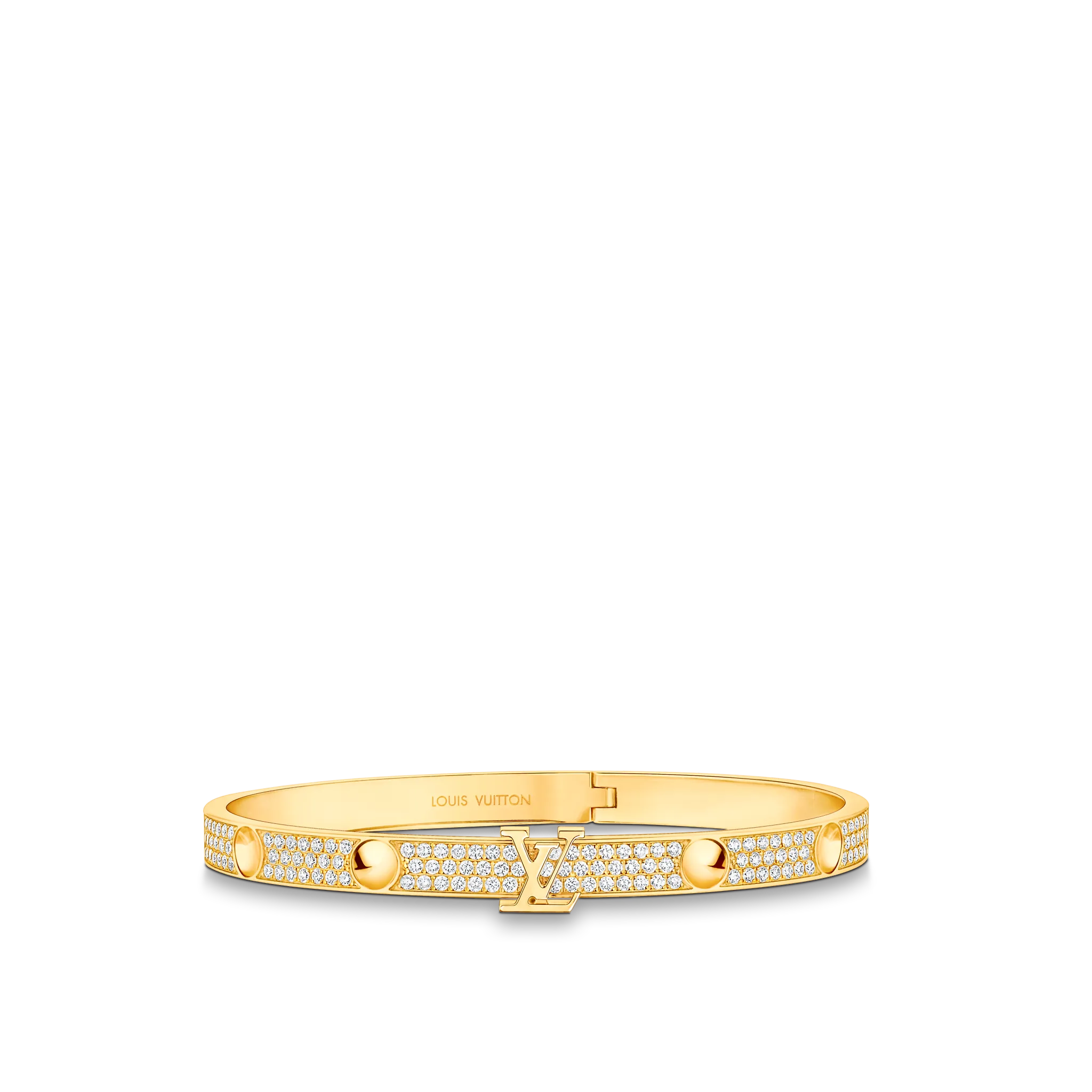 Empreinte Yellow Gold and Diamond Bracelet