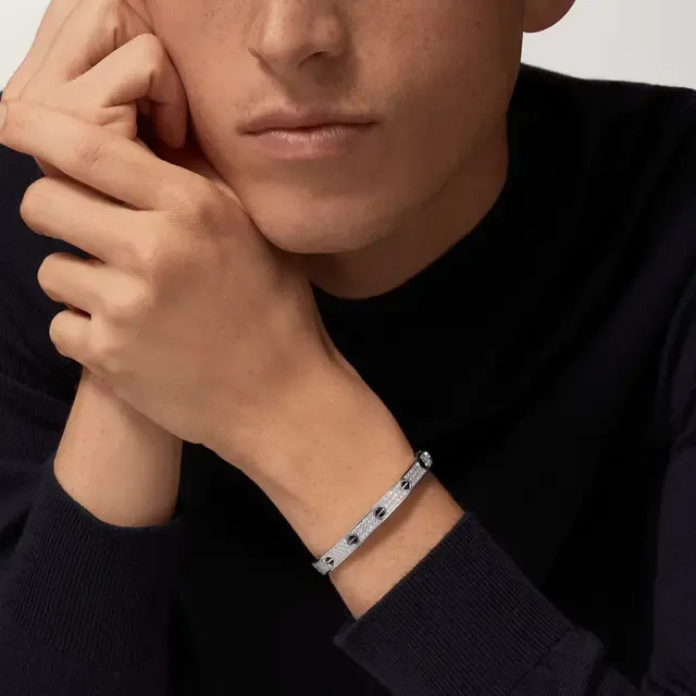 CAR LOVE BRACELET, DIAMOND-PAVED, CERAMIC