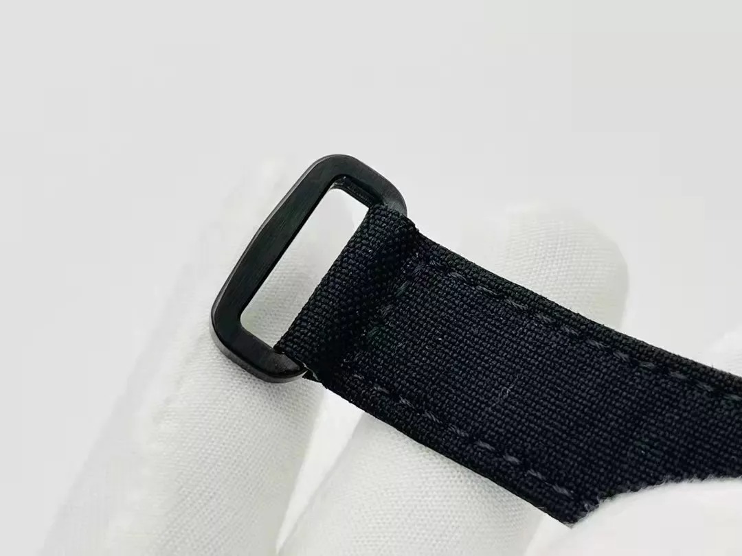 RM055 Skeleton Dial Black Bezel Black Canvas Strap RMS RMUL2