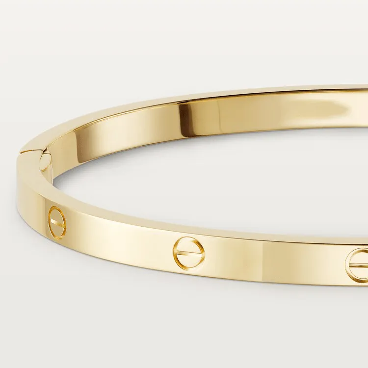 car The London Love Bracelet With 4 Diamonds Small Model-4mm Width