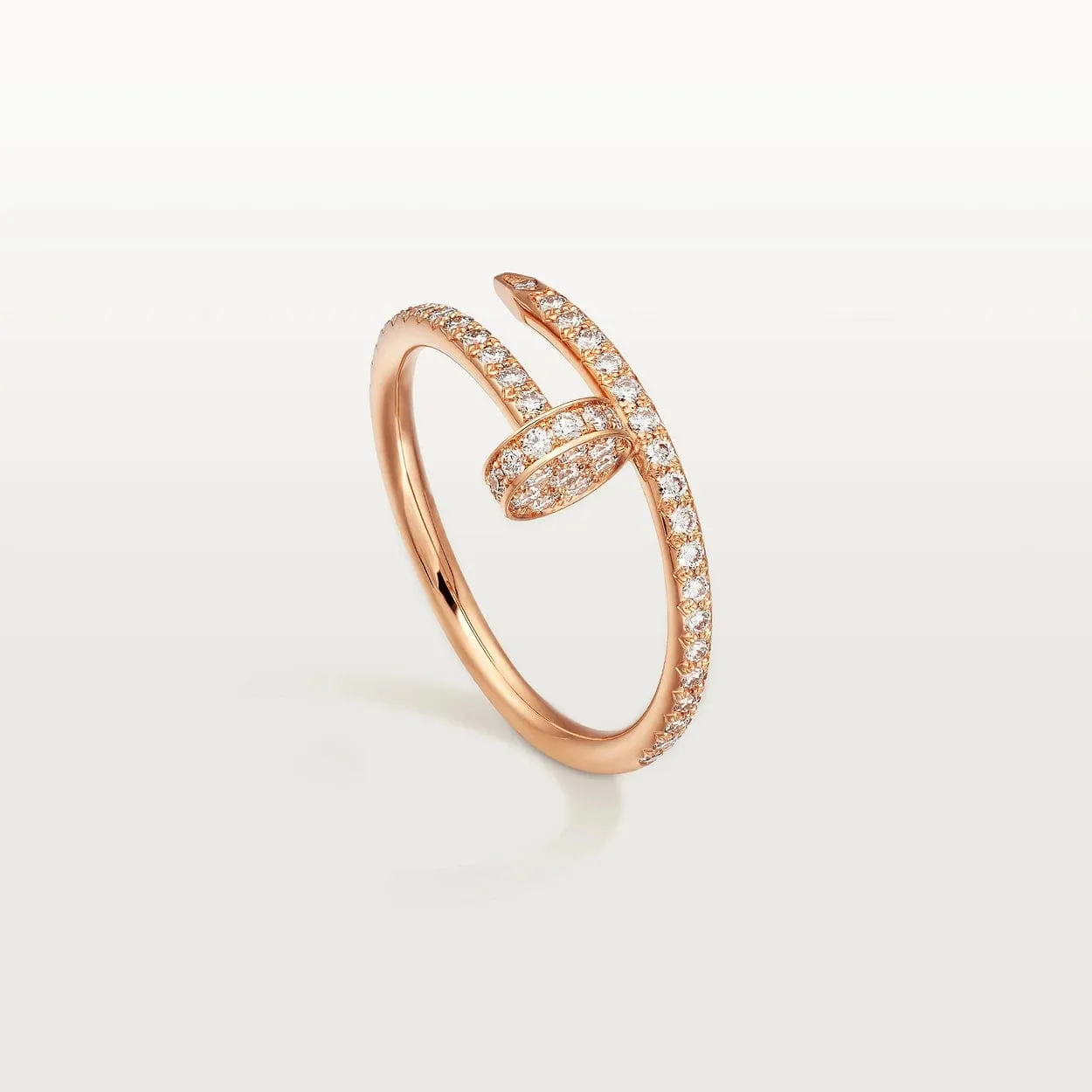 car Inspired Juste Un Clou Nail Ring-Diamond Paved