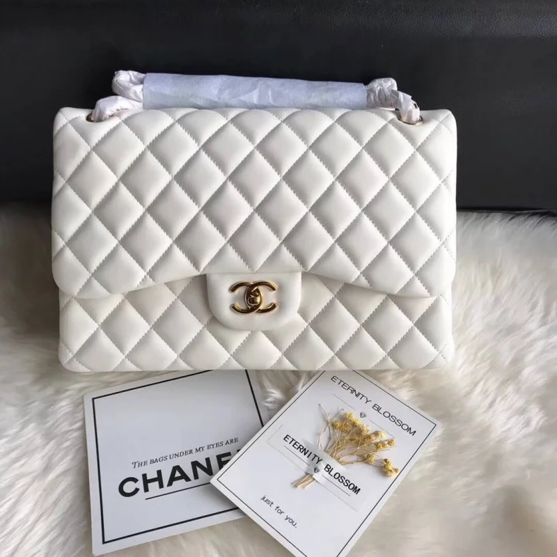 Chanel Lambskin 30Cm Class-Flap Bag A1113