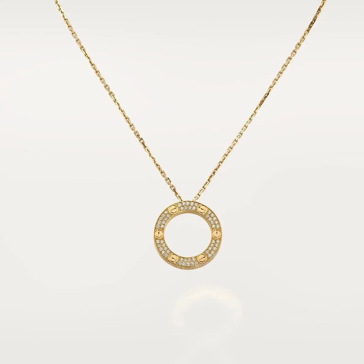car The London Love Necklace With 3 Diamonds