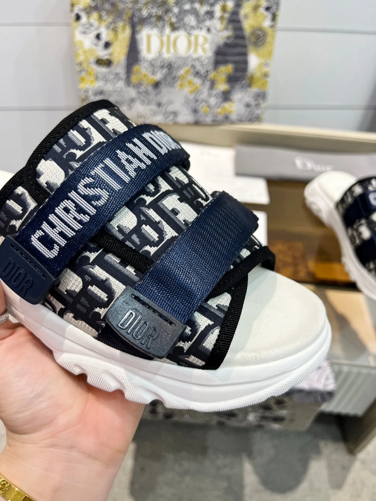 D new arrival men and women slippers heels 5 cm