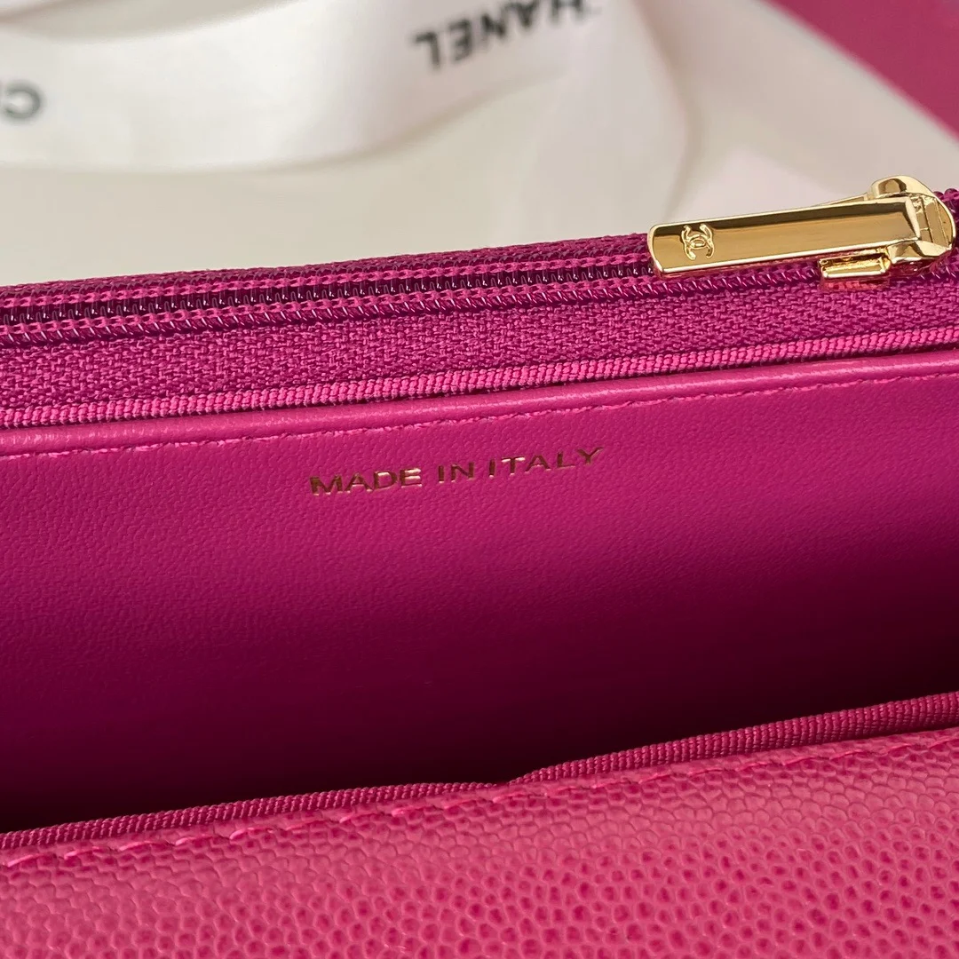 Chanel Small Flap Bag Gold Hardware Plum For Women, Women’s Handbags, Shoulder Bags 7.5in/19cm AP2840