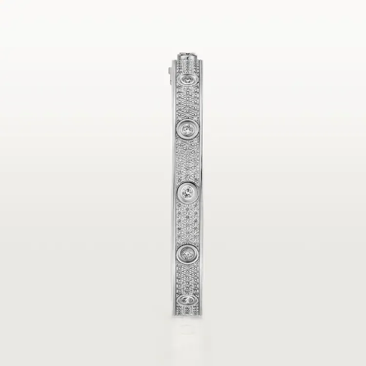 LOVE BRACELET, DIAMOND-PAVED