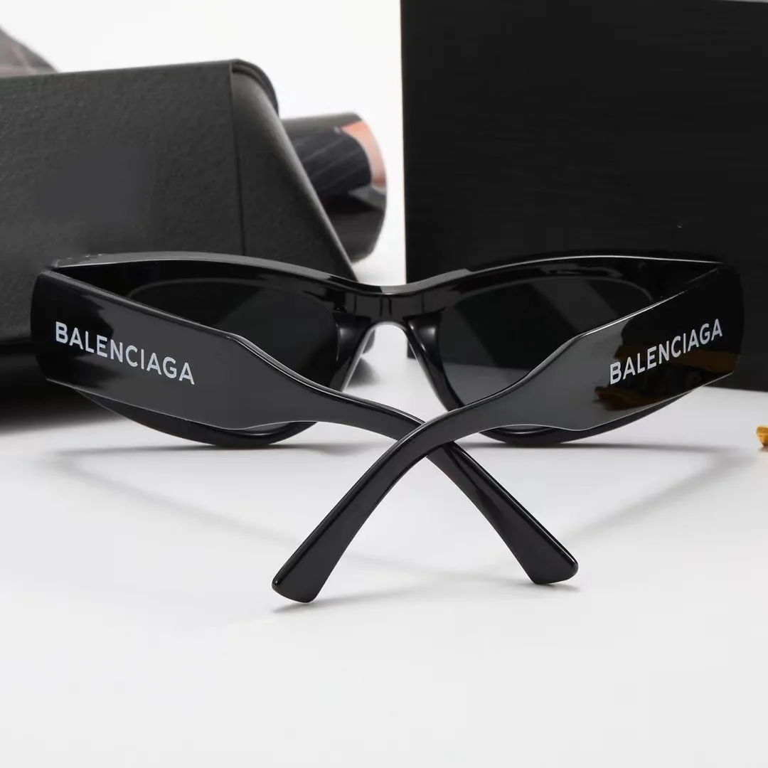 5-color fashion solid color letters LOGO temple polarized sunglasses