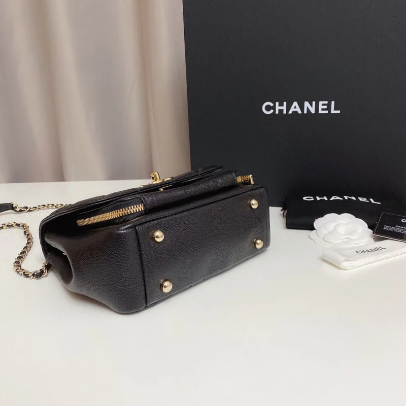 Chanel Quilted Caviar Leather Small Business Affinity Bag A93749