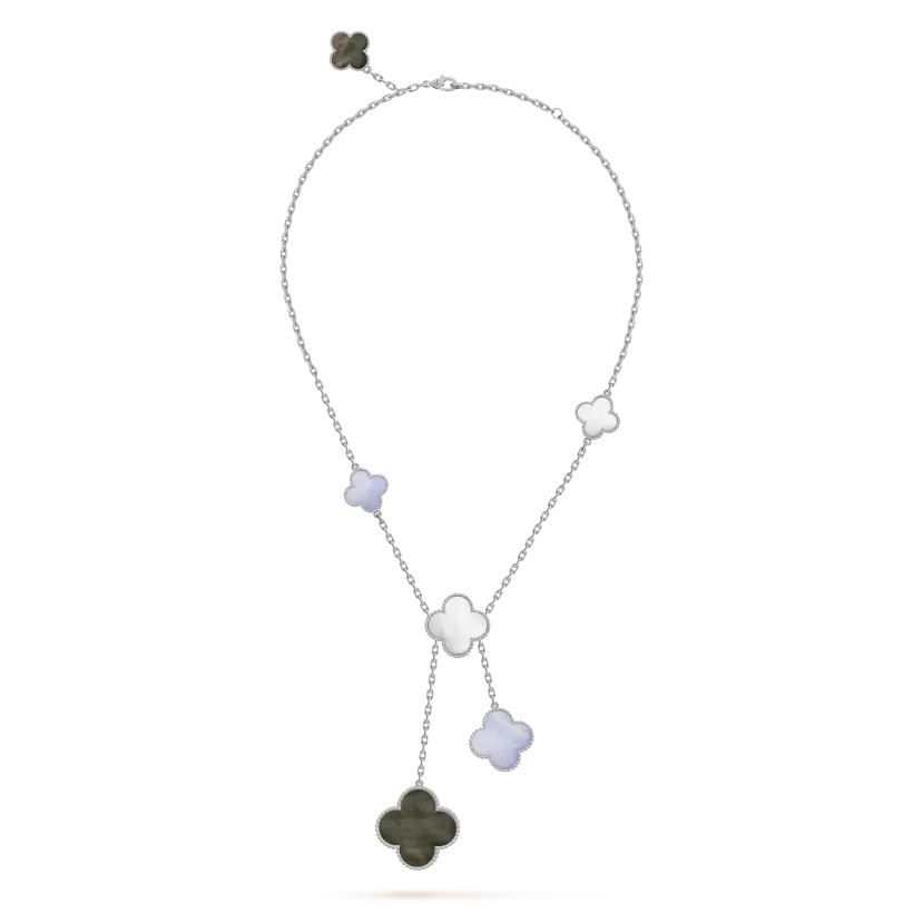 Magic Alhambra Necklace, 6 Charms