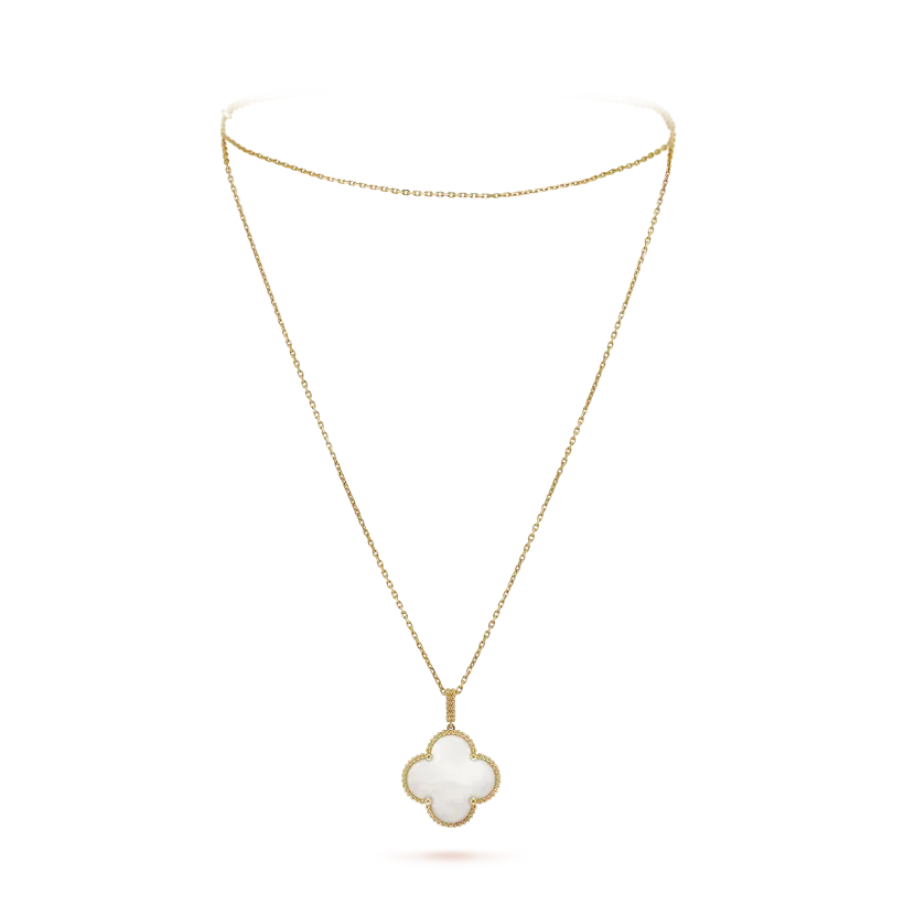 Magic Alhambra Long Necklace, Single Pendant