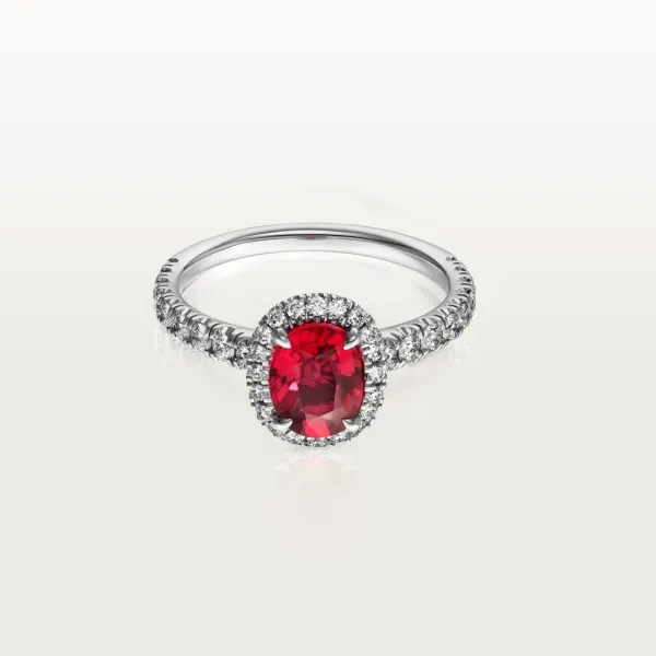 CARTIER DESTINEE SOLITAIRE WITH COLOURED STONE
