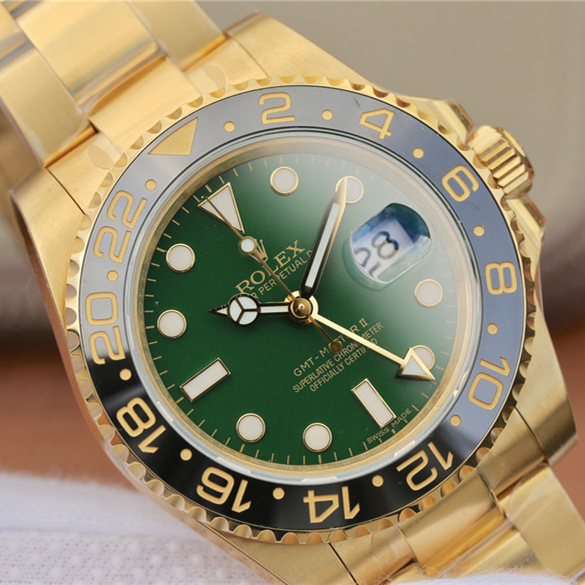 GMT-Master II Gold Green 40mm