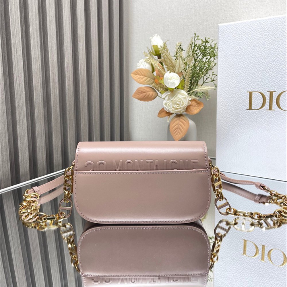Dior 30 Montaigne Avenue Bag Pink Box Calfskin