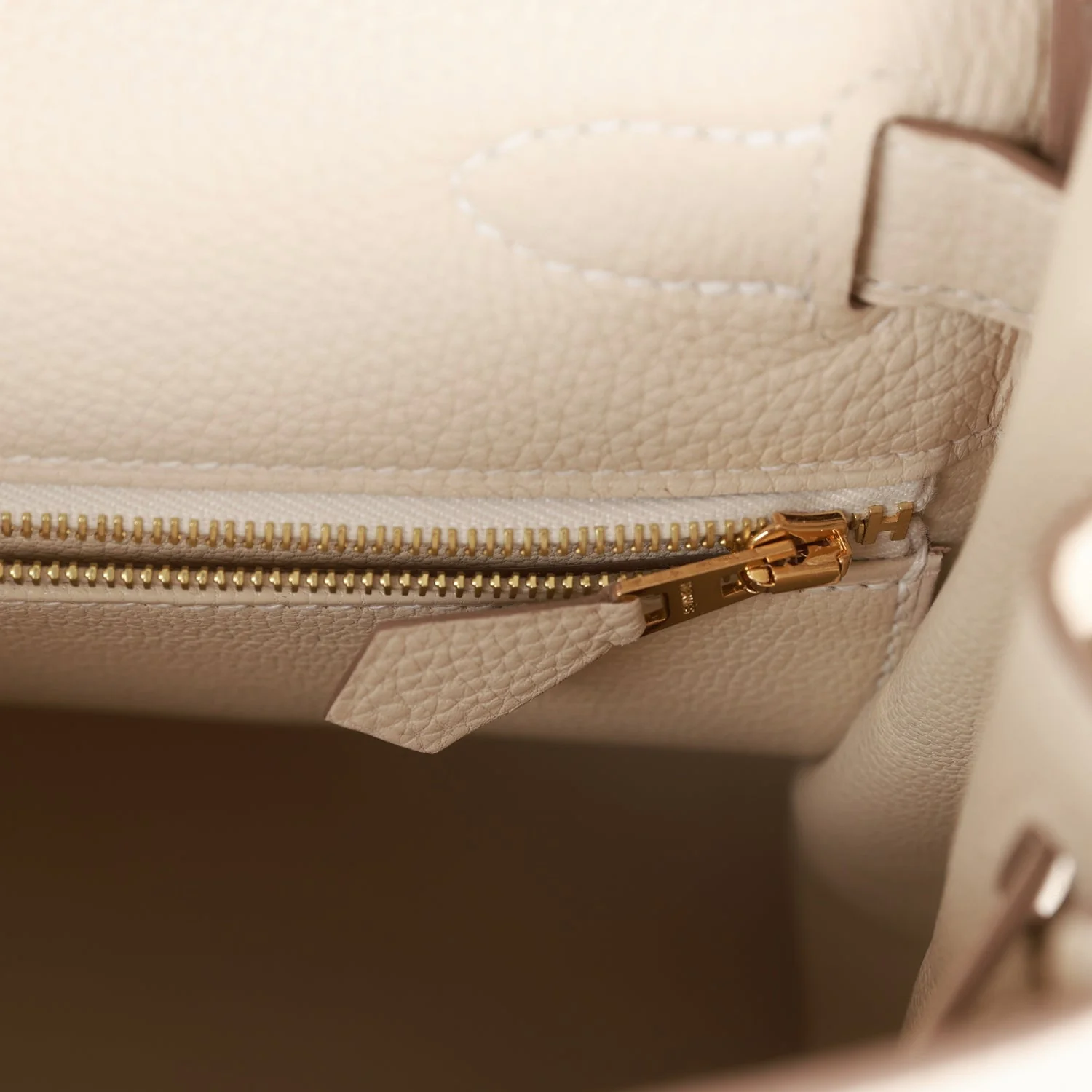Hermes Kelly Retourne 28 Craie Togo Gold Hardware
