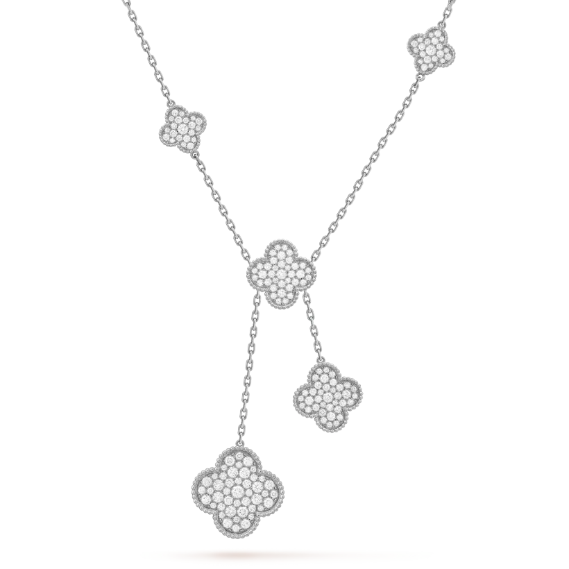 Magic Alhambra Necklace, 6 Charms
