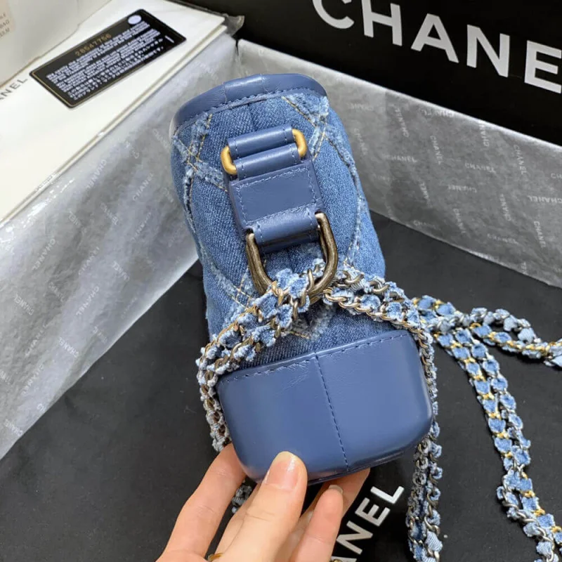 Chanel Gabrielle Small Hobo Bag Denim Calfskin A91810