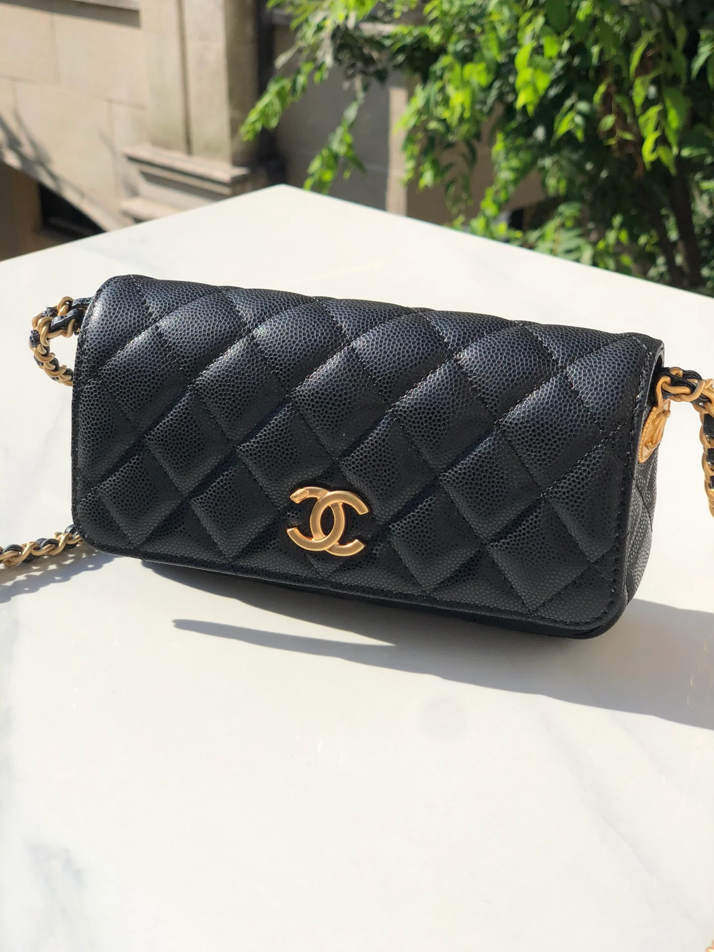 Chanel Small Flap Bags Gold Hardware Black For Women, Women’s Handbags, Shoulder Bags 7.5in/19.2cm