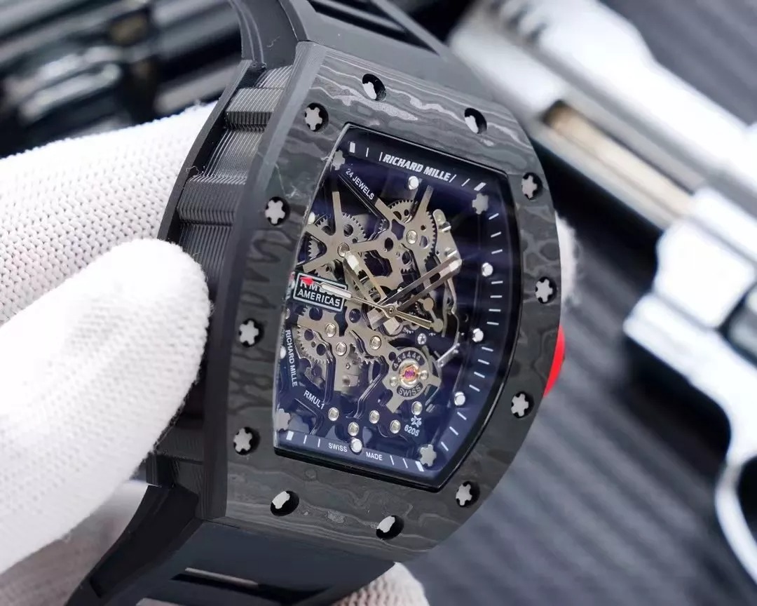 RM 35-02 Blue Dial Black Bezel Black Rubber Strap RUML3