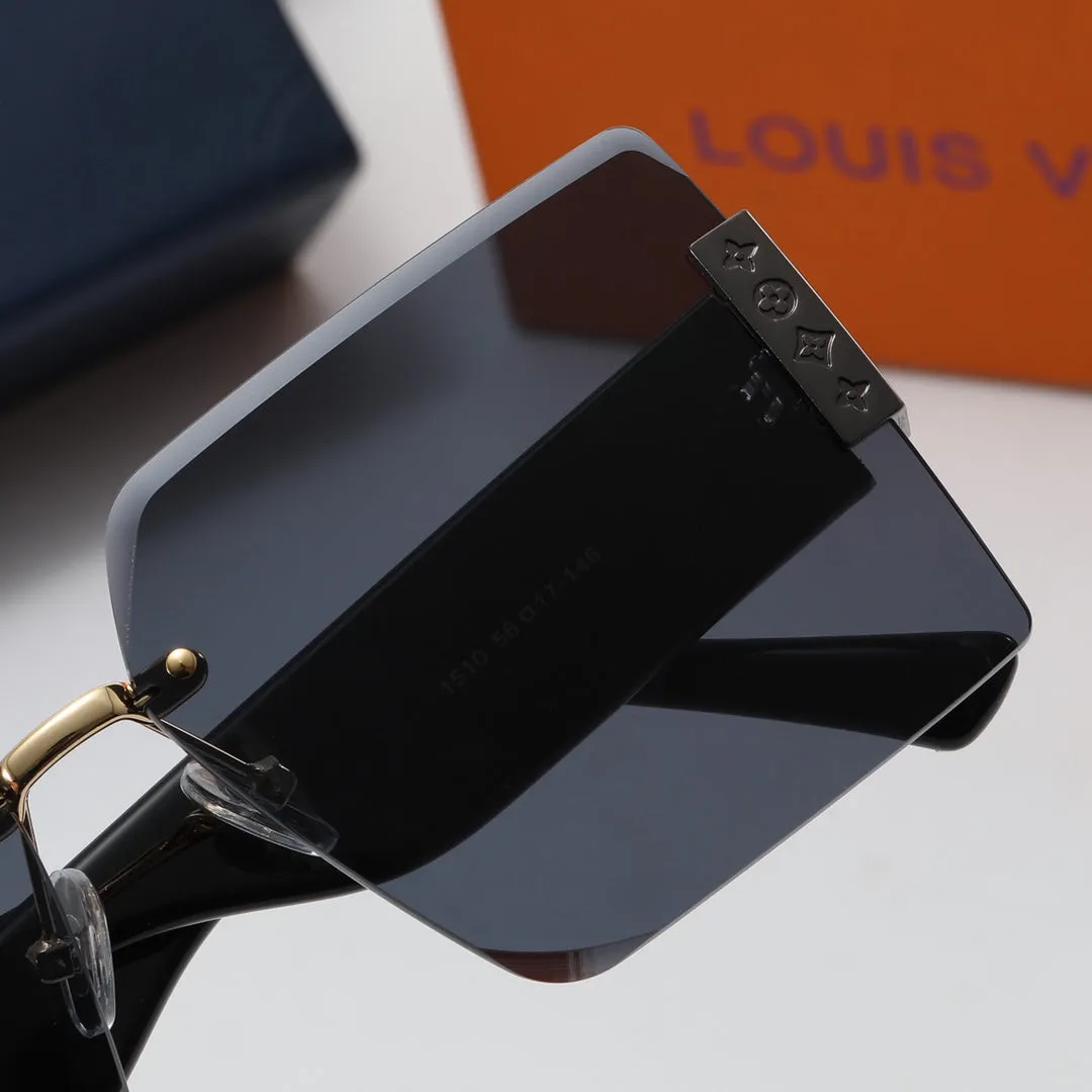 4 color fashion stitching four-leaf flower polarized sunglasses