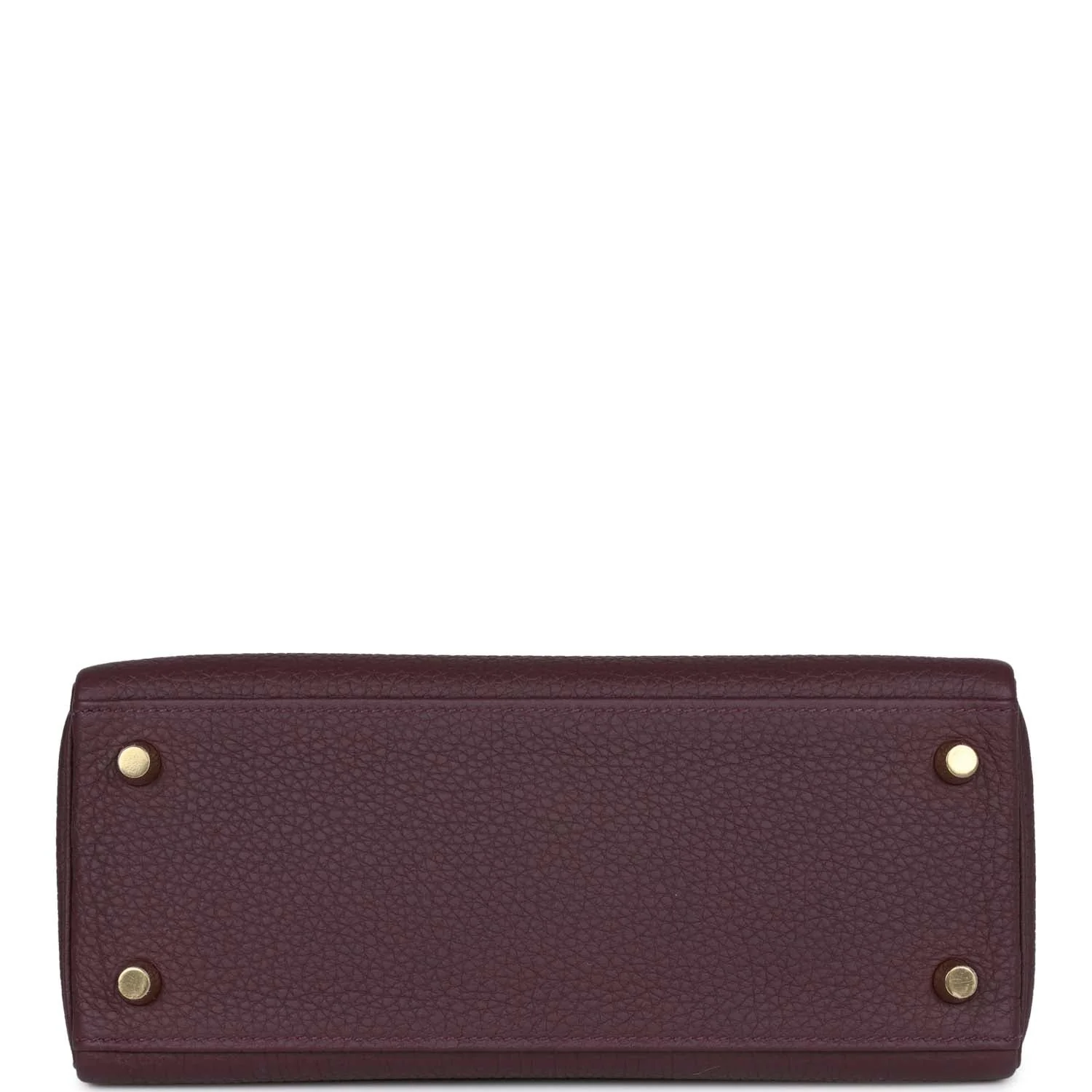 Hermes Kelly Retourne 25 Cassis Togo Gold Hardware