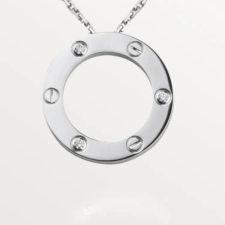 LOVE NECKLACE, 3 DIAMONDS