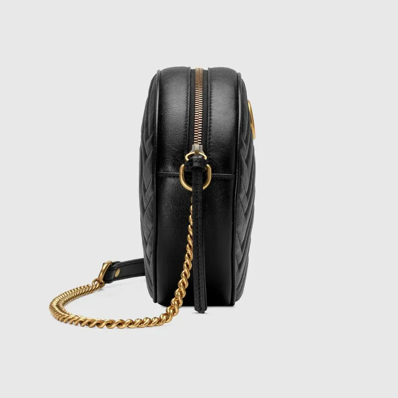 G Marmont Mini Round Shoulder Bag