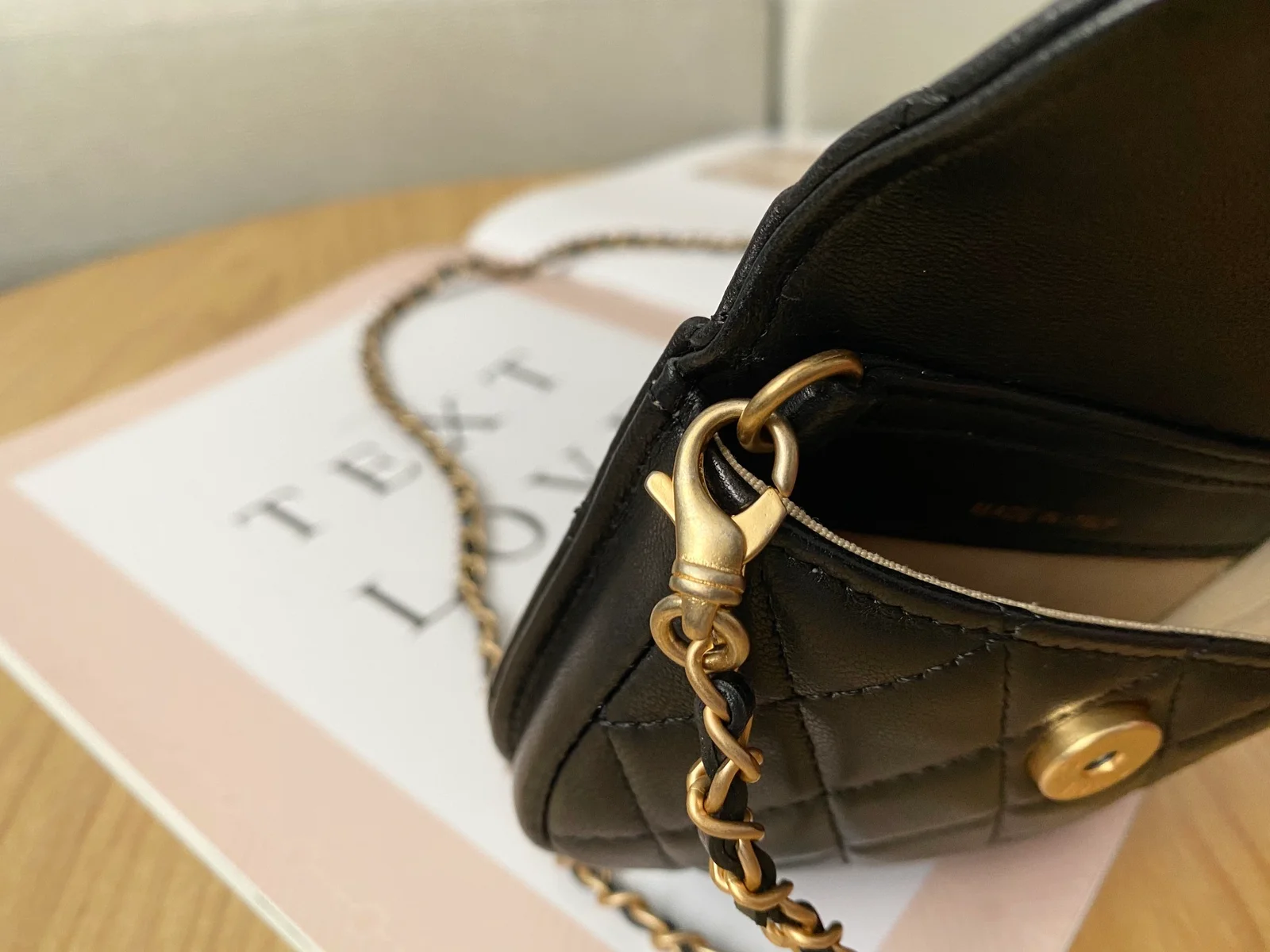 Chanel Mini 1889 Unblocked Metal Ball Black Bag For Women 9cm/3.5in