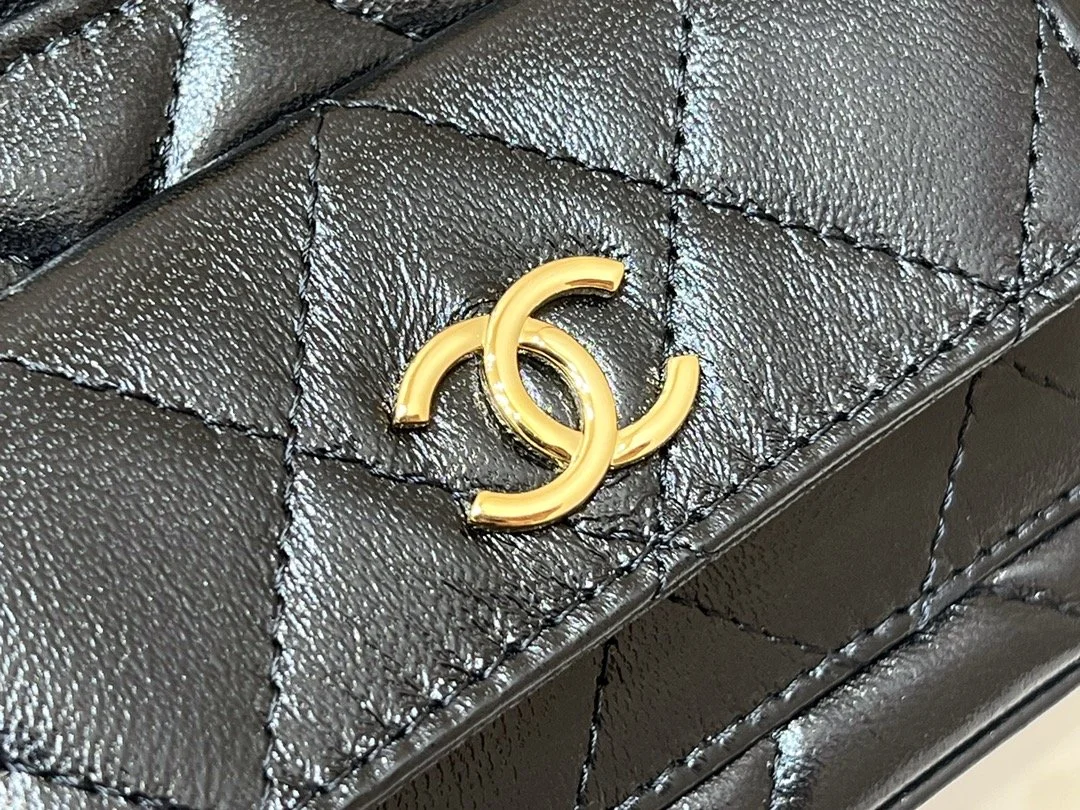 Chanel Vanity Bag With Strap Black For Women, Women’s Bags 6.6in/17cm AP3017 B09208 94305