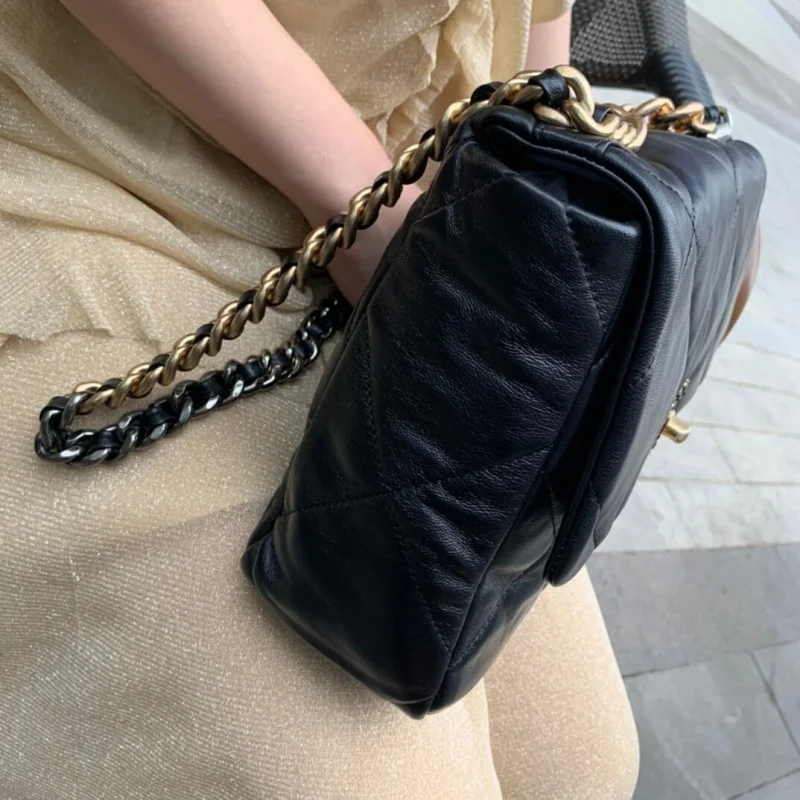Chanel 19 Large Lambskin Flap Bag As1161