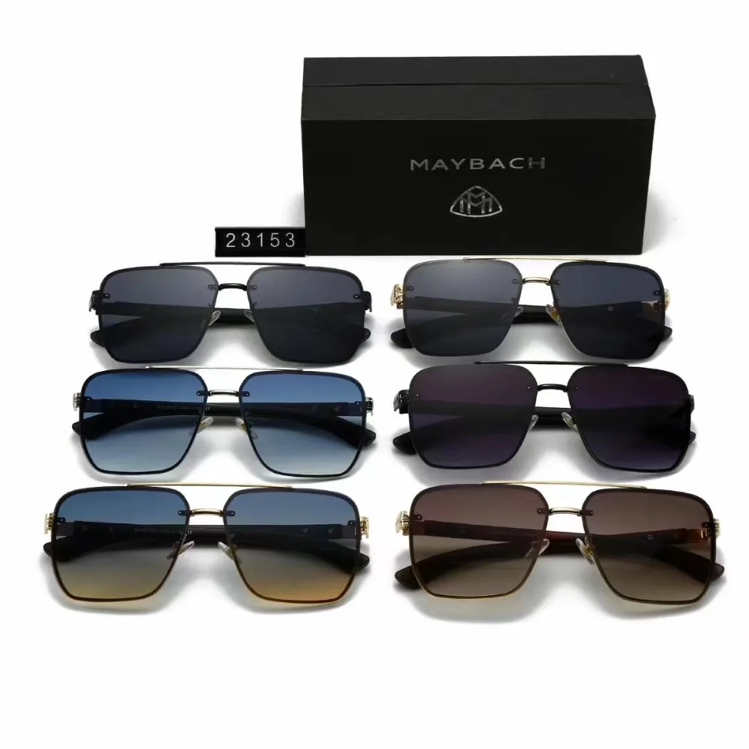 6 colors fashion double bridge frame polarized sunglasses