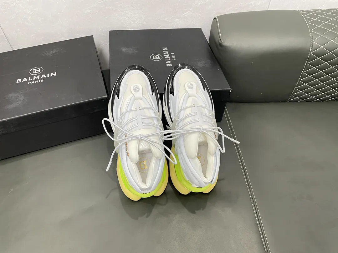 Bam man and women shoes heels 8cm white green