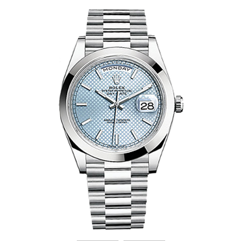 Day-Date Platinum Ice Blue 40mm