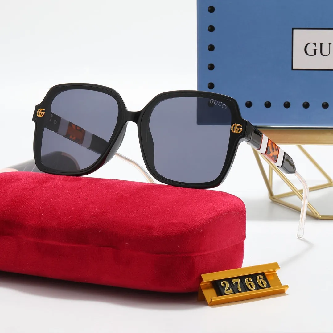 5 colors double G three-color stitching polarized sunglasses