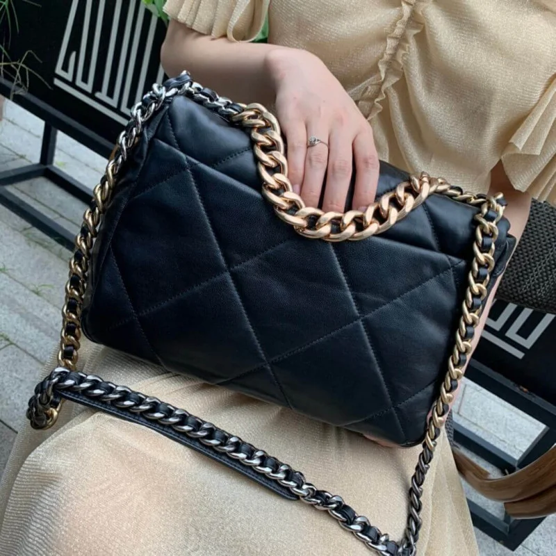 Chanel 19 Large Lambskin Flap Bag As1161