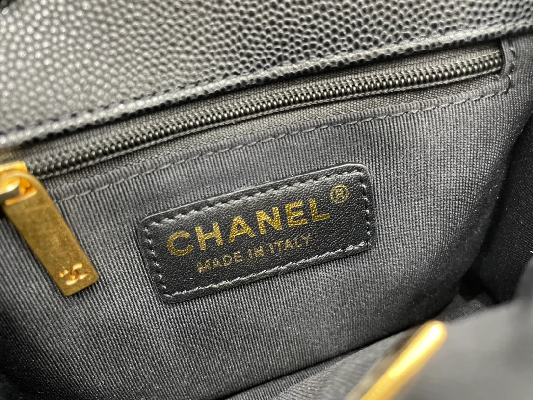 Chanel 22K Flap Bag Black For Women, Women’s Bags 8.1in/20.5cm