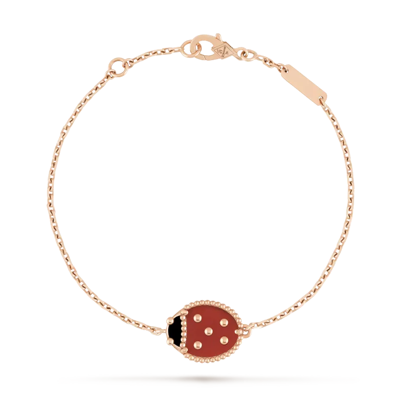 Lucky Spring bracelet, ladybug with closed wings
