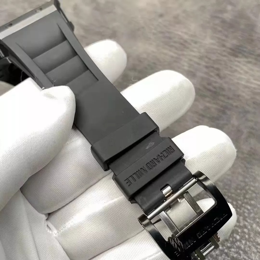 RM055 Skeleton Black Dial Black Bezel Black Rubber Strap KV RMUL2