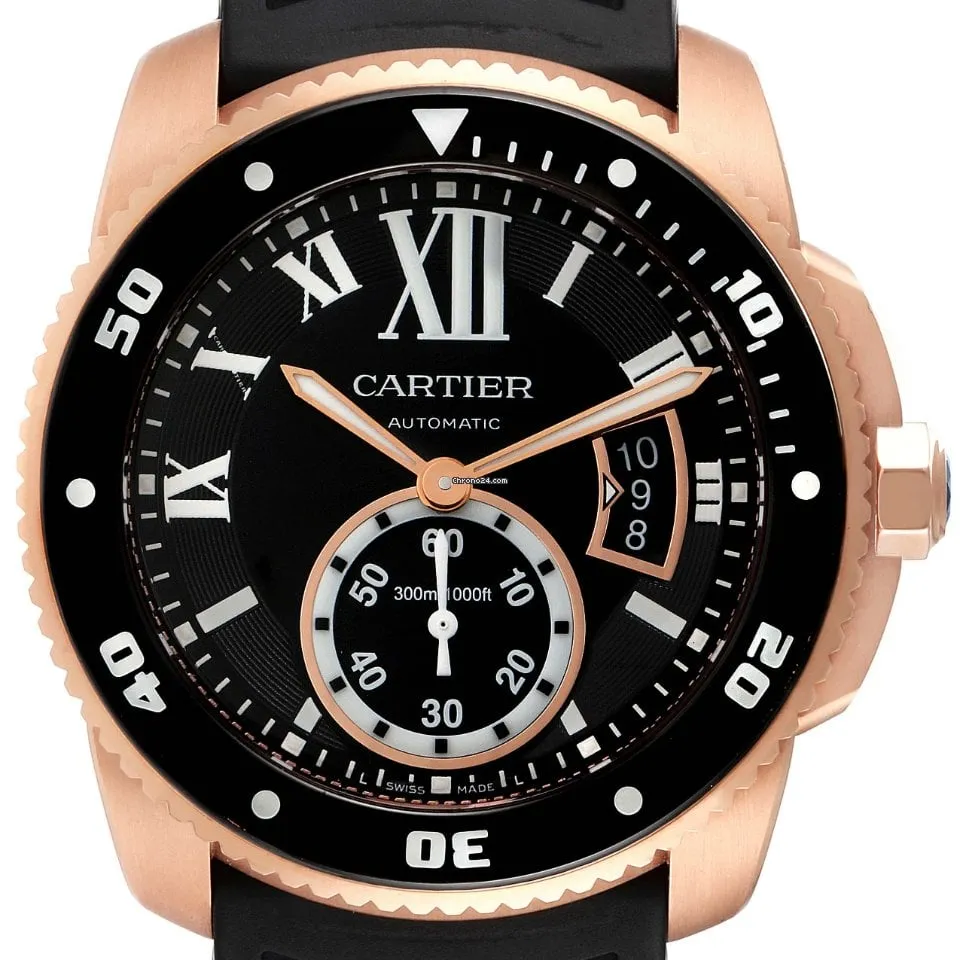 Calibre Rose Gold Black 42mm