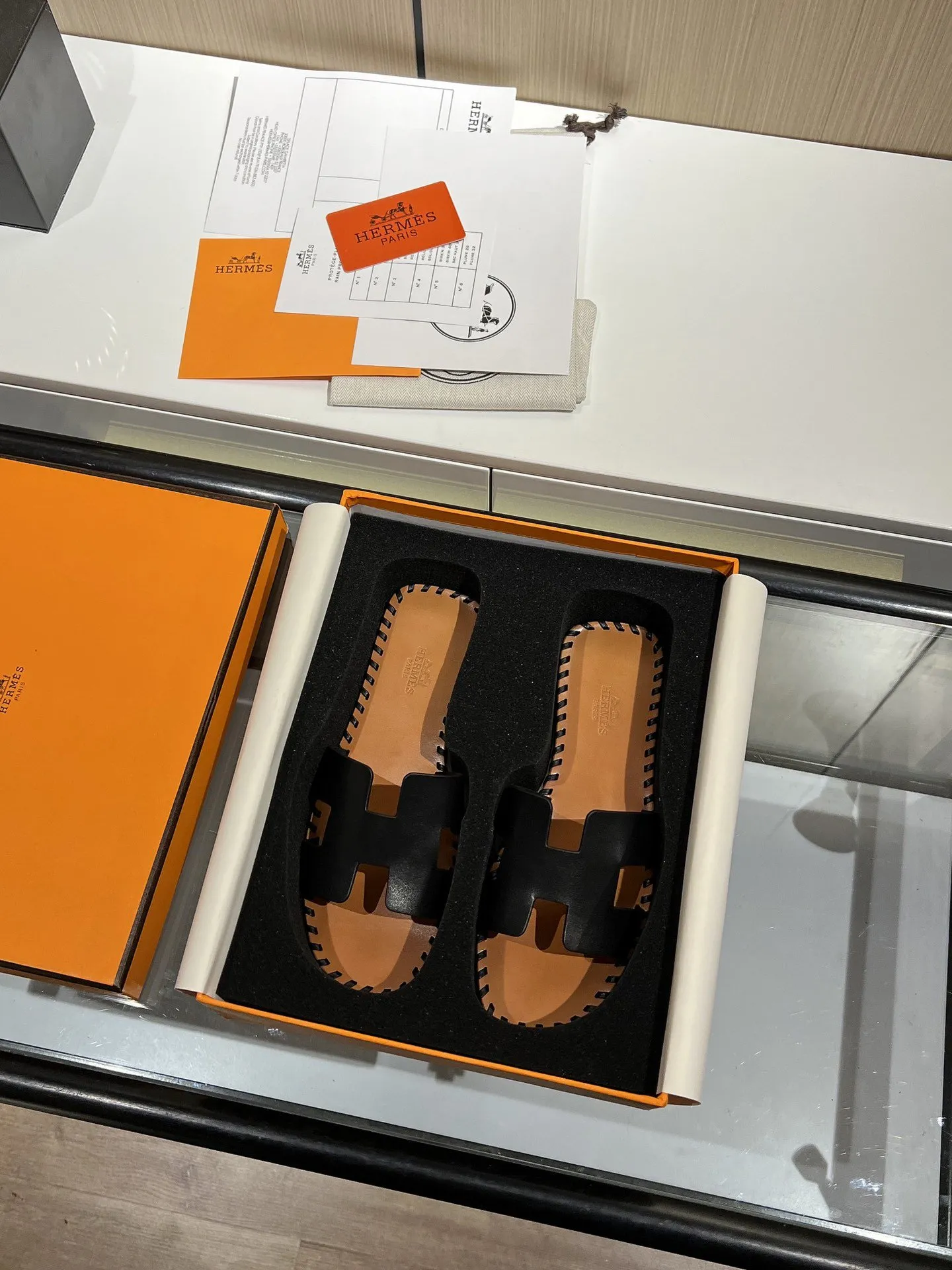 H Oran Sandal Brown/Black For Women, Women's Shoes