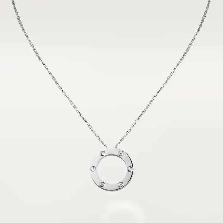 LOVE NECKLACE, 3 DIAMONDS